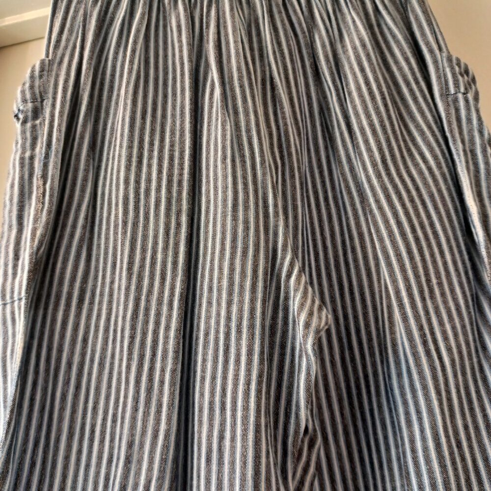 Striped Cropped pants with pockets - Size S - Picture 9 of 10